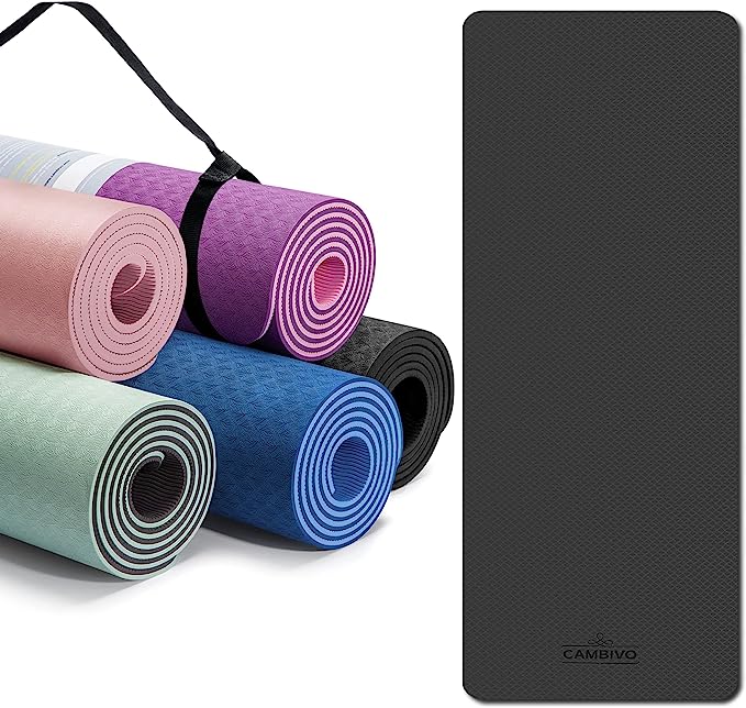 CAMBIVO Extra Thick Yoga Mat