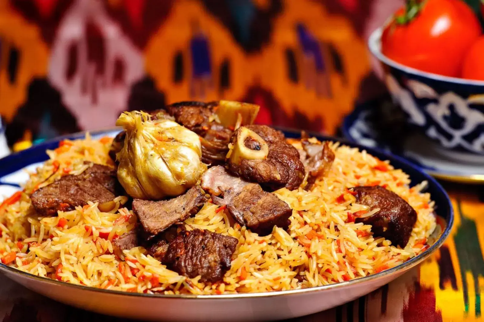 Delicious Traditional Uzbek Pilaf: 1 Pot, 1 Love!