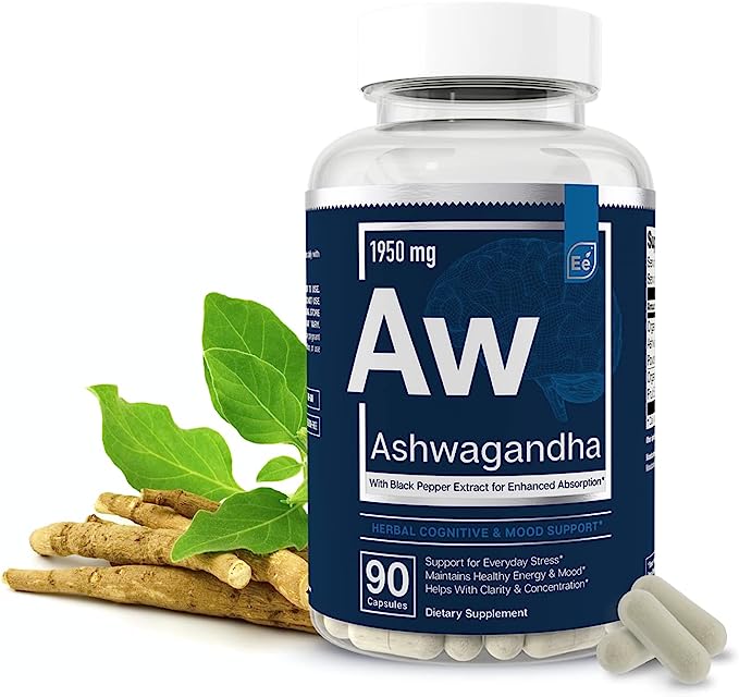 T-Hero Essential Elements Ashwagandha Vegan Capsules