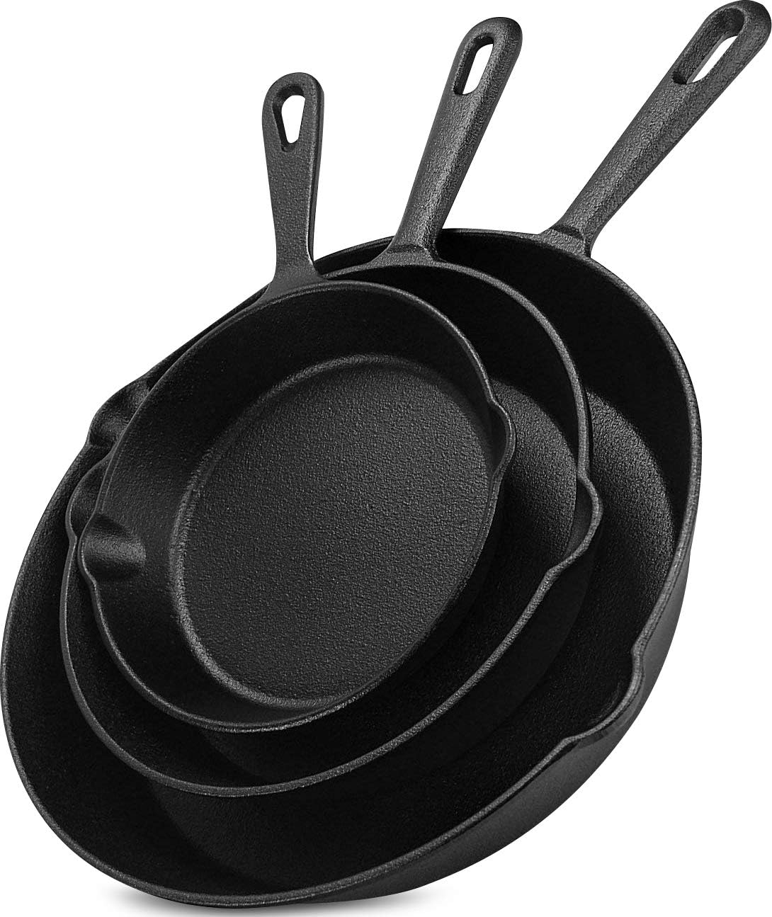 Utopia Kitchen Pre-Seasoned Cast Iron Skillet