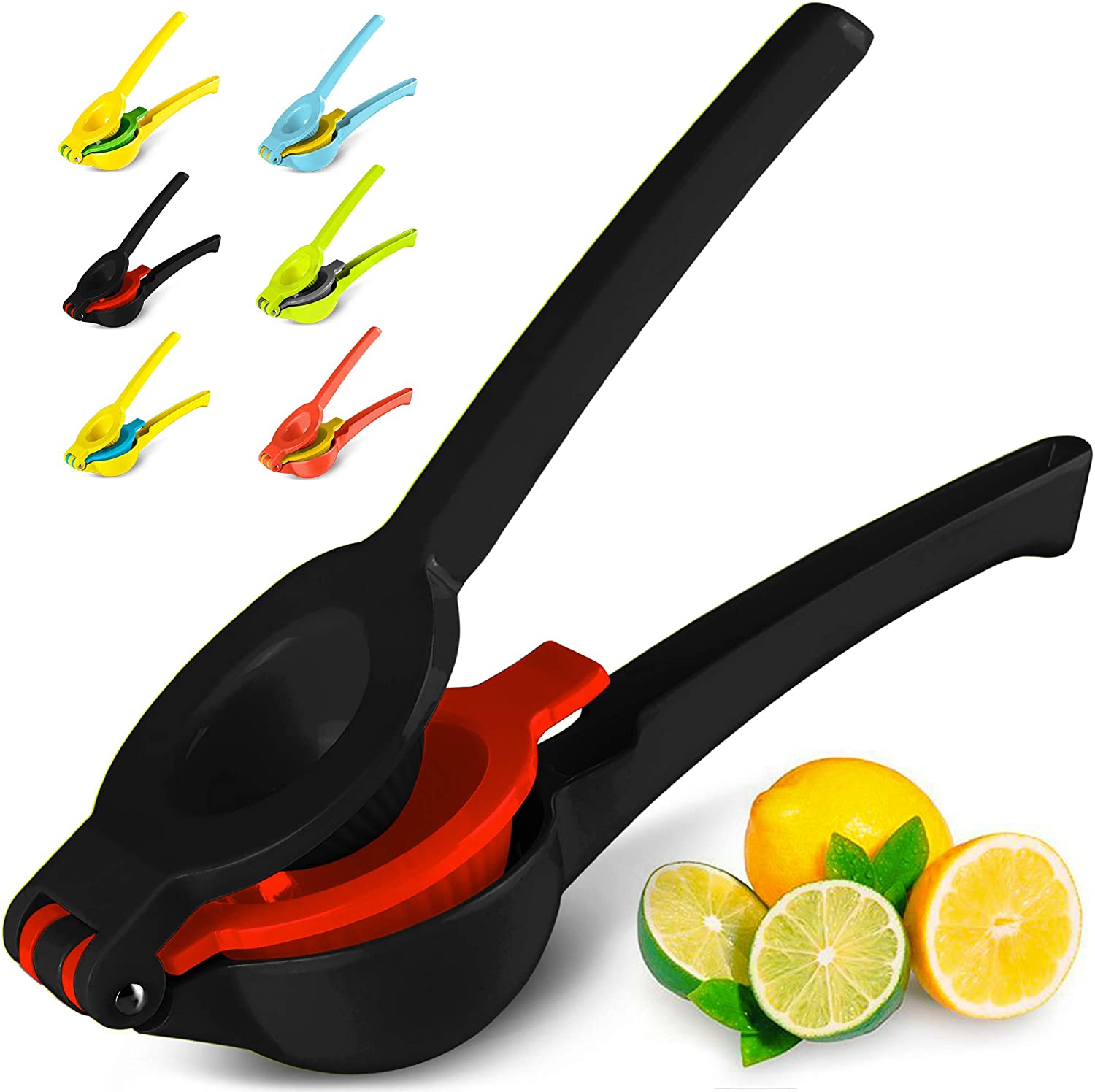 Zulay Metal 2-In-1 Lemon Lime Squeezer