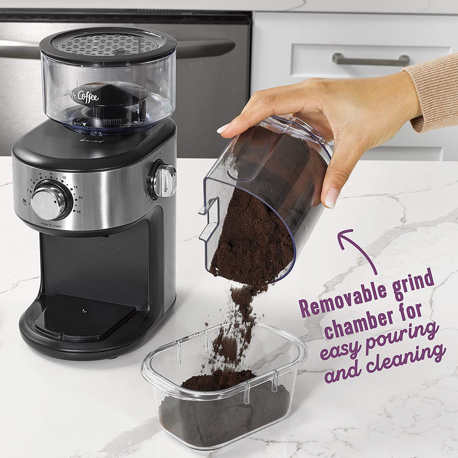 Mr. Coffee Burr Coffee Grinder