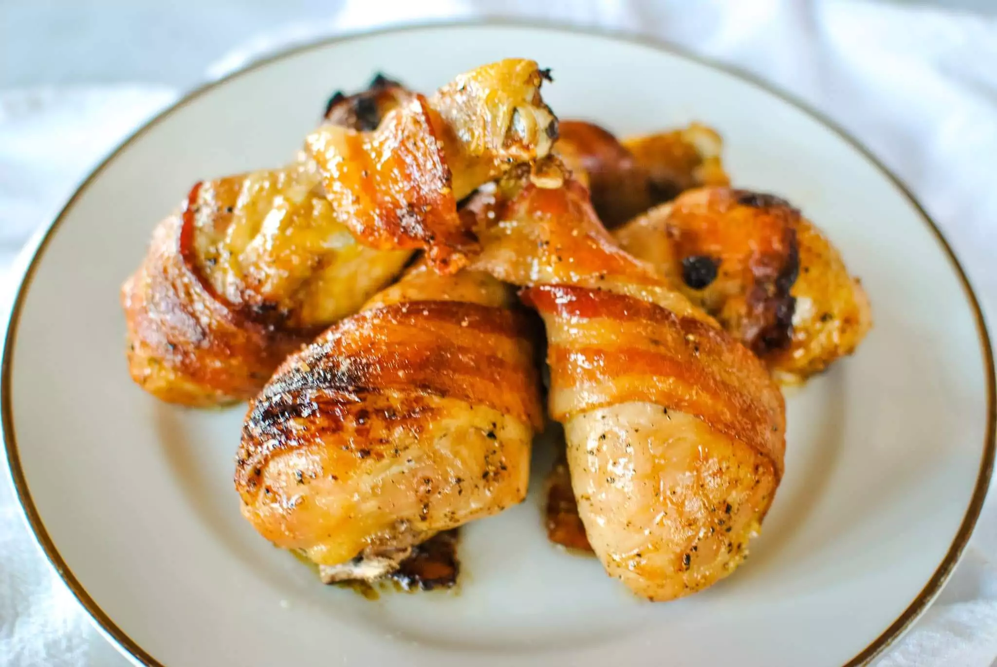 Bacon Wrapped Chicken Drumsticks: #1 Delicious Bacon Bliss