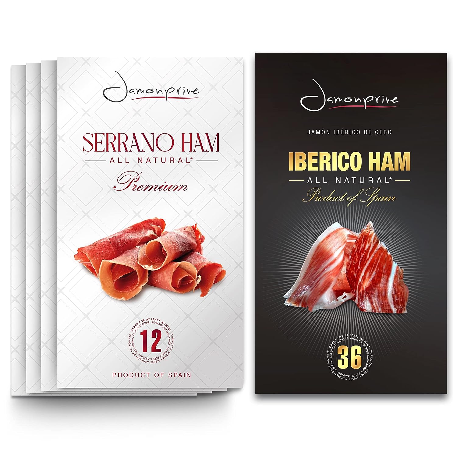 Premium Serrano Ham Sliced Dry-Cured (12oz)